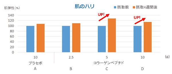 肌のハリグラフ